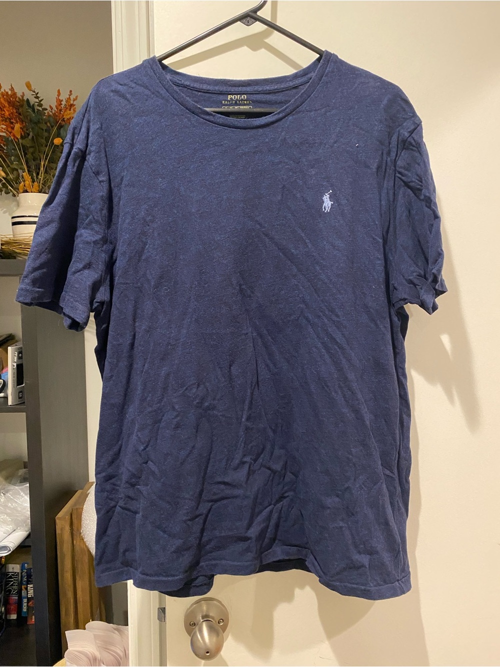 Polo by Ralph Lauren Navy Crew Neck Short Sleeve Tee with Embroidered Pony